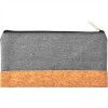 Heather Cork Pencil Cases Grey
